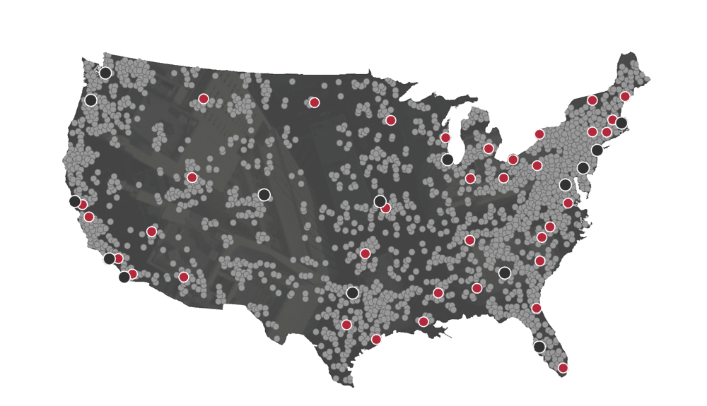 APX Network Coverage Map